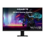 GIGABYTE GS27Q 27" 165Hz 1440P Gaming 2K Monitor, 2560 x 1440 SS IPS Display, 1ms (MPRT) Response Time, HDR Ready, FreeSync Premium, 1x Display Port 1.4, 2X HDMI 2.0