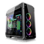 Thermaltake View 71 RGB 4-Sided Tempered Glass Vertical GPU Modular SPCC E-ATX Gaming Full Tower Computer Case(CA-1I7-00F1WN-03)