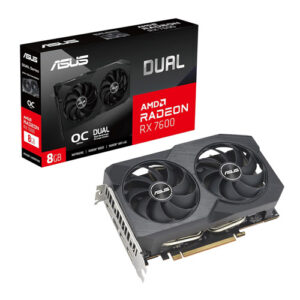 Asus Dual AMD Radeon RX 7600 OC Edition 8GB Graphics Card