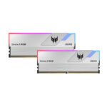 Acer Predator Vesta II RGB Silver 64GB (32GBx2) 6000MHz CL30 DDR5 RAM(bl.9bwwr.371)