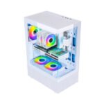 Ant Esports Crystal X2 ARGB Gaming Cabinet – White