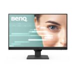 BenQ GW2491 | 23.8" 1080p FHD 100Hz Eye-Care Monitor, 100Hz,99%sRGB,Eye-careU,Dual HDMI,Display Port,Bezel-less,Eyesafe,VESA MediaSync, Brightness Intelligence,Low Blue Light+,VESA Wall mountable(Black)