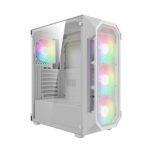 Gamdias Aura Gc1 Elite Wh Mesh Rgb Atx Mid Tower Cabinet White