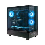 Clarion JM-AQUA Mid-Tower ATX Gaming Cabinet With Tempered Glass Front And Side Panel