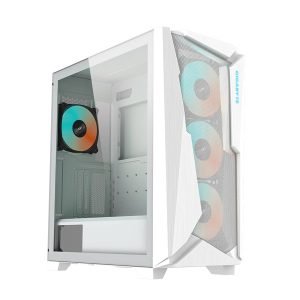 Gigabyte C301 Glass V2 ARGB (E-ATX) Mid Tower Cabinet (White)