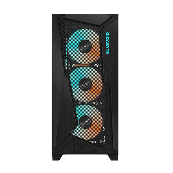 Gigabyte C301 Glass V2 ARGB E ATX Mid Tower Cabinet Black 1