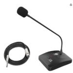 DIGIMORE Desktop Condenser Gooseneck Microphone 18″ Podium Microphone with ON/OFF Switch, XLR Mic for Meetings Video Conferences, Streaming Lectures (D-650)