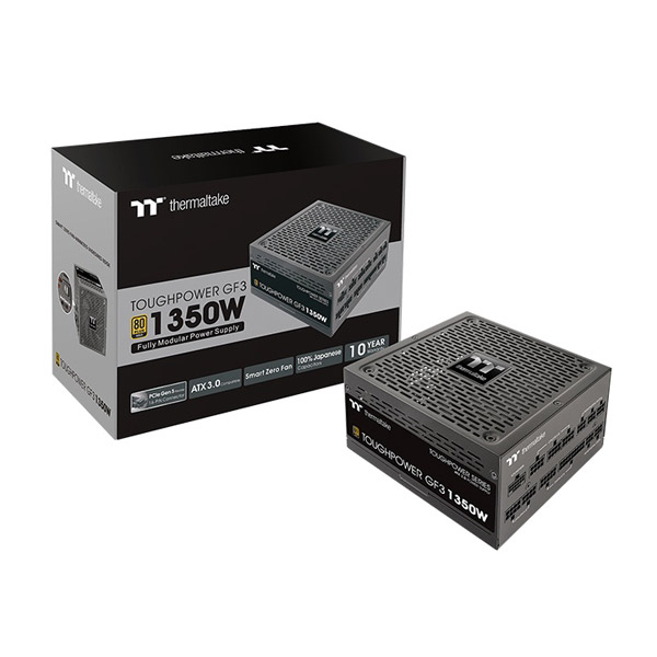 Thermaltake Toughpower GF3 1350 Watt 80 Plus Gold ATX 3.0 SMPS,(PS-TPD-1350FNFAGD-4)