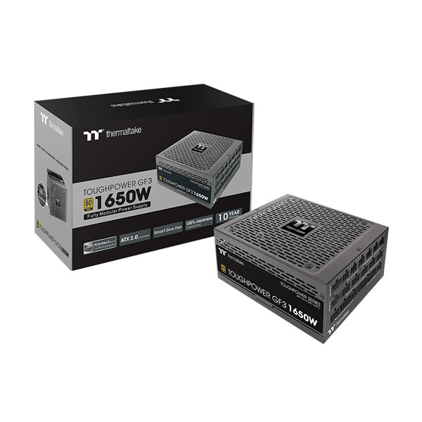 Thermaltake Toughpower GF3 1650W TT Premium Edition ATX 3.0 SMPS - 1650 Watt 80 Plus Gold SMPS,(PS-TPD-1650FNFAGD-4)