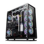 Thermaltake Core P8 TG E-ATX Full-Tower Chassis Computer Cabinet (CA-1Q2-00M1WN-00) Black