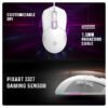 Cosmic Byte Firestorm RGB Wired Gaming Mouse white with PTFE feet - Image 5