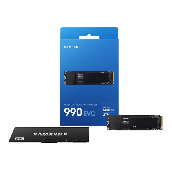 Samsung 990 EVO 2TB M.2 NVMe Gen4 SSD (MZV9E2T0BW)