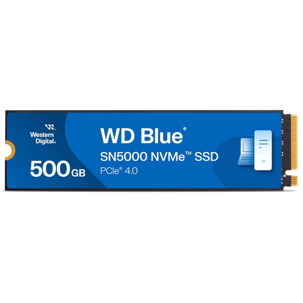 WD Blue SN5000 500GB NVMe Gen4 SSD,(WDS500G4B0E)