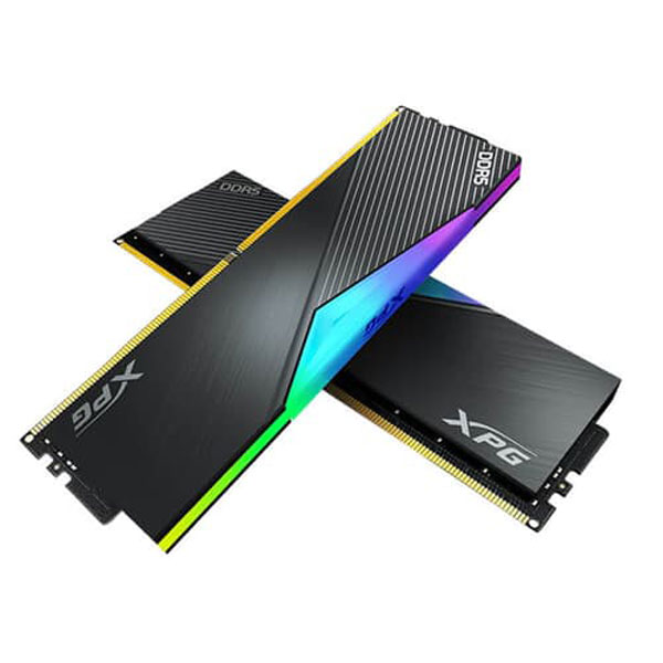 Adata XPG LANCER RGB 32GB (16GBx2) DDR5 5200MHz RAM (Black)(AX5U5200C3816G-DCLARBK)