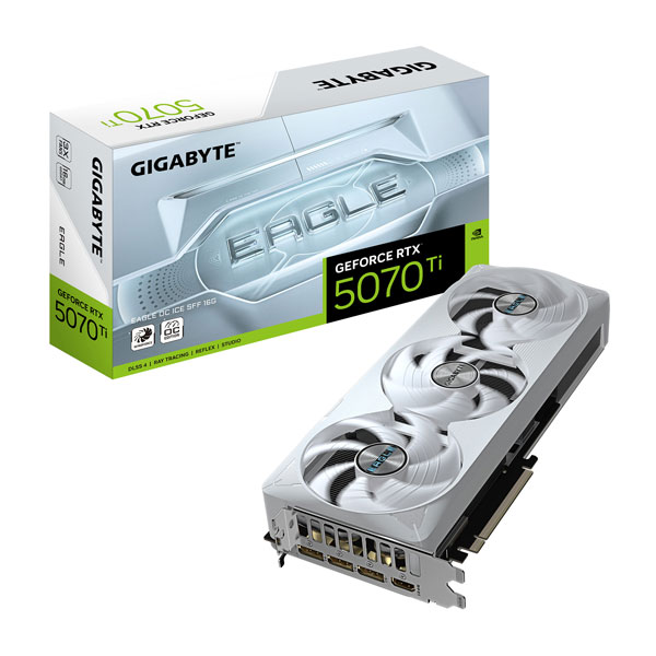 Gigabyte GeForce RTX™ 5070Ti EAGLE OC ICE SFF 16G(GV-N507TEAGLEOC ICE-16GD)