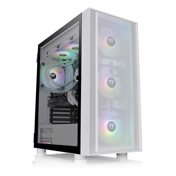 Thermaltake H570 TG ARGB Snow Mid Tower Chassis(CA-1T9-00M6WN-01)