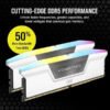 Corsair Vengeance RGB White 32GB (16GB x 2) 6000MHz DDR5 RAM(CMH32GX5M2E6000Z36W) - Image 2