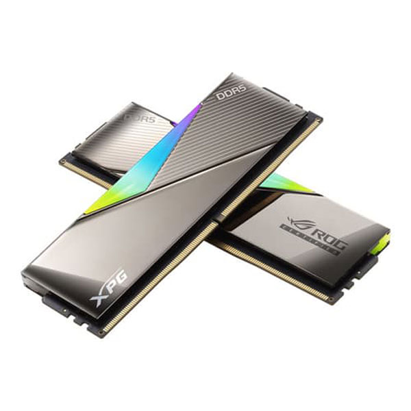 Adata XPG Lancer RGB ROG 32GB (16GBx2) 6600MHz CL32 DDR5 RAM(AX5U6600C3216G-DCLARROG)