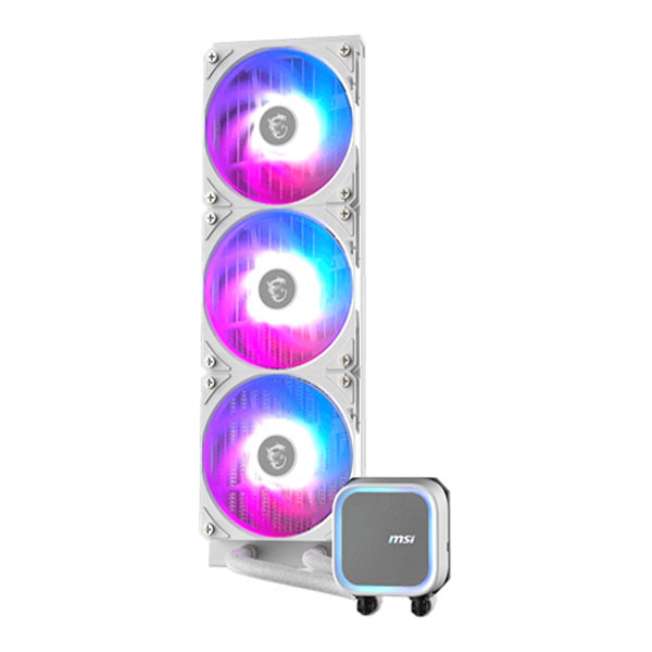 MSI MAG CORELIQUID A13 360 ARGB CPU Liquid Cooler (White)(MAG-CORELIQUID-A13-360-WHITE)