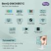 BENQ GW2486TC I 23.8" 100Hz,99% sRGB Ergonomic USB-C Home Office Monitor - Image 2