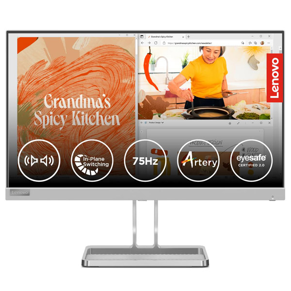 Lenovo L22i-40 22 inch Full HD White Monitor (67AEKACBIN)