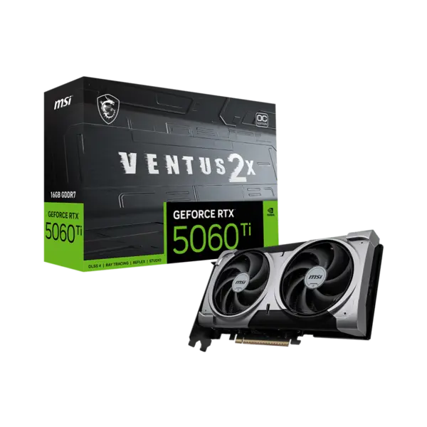 MSI GeForce RTX™ 5060 Ti 16GB VENTUS 2X OC PLUS (G506T-16V2CP)