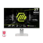 MSI MAG 274QRFW 27" WQHD 2K 2560x1440 Rapid IPS Panel, 180 Hz / 1ms GtG, 123% sRGB Gaming Monitor