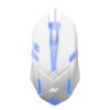 Ant Esport GM46 2400DPI RGB Wired Gaming Mouse White