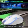 Ant Esport GM46 2400DPI RGB Wired Gaming Mouse White - Image 2