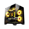 Ant Esports crystal Z2 Mid-Tower Micro-ATX, Mini-ITX Black Cabinet