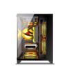 Ant Esports crystal Z2 Mid-Tower Micro-ATX, Mini-ITX Black Cabinet - Image 2