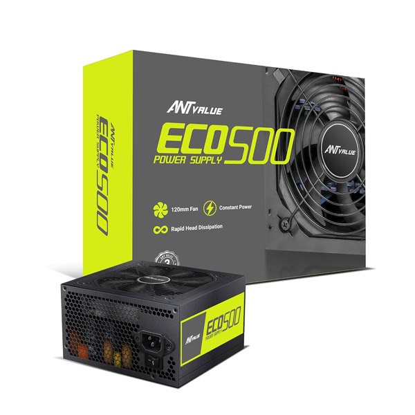 Ant Value ECO500 500Watt SMPS Power Supply( ECO500)