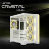 Ant Esports Crystal ARC ARGB White ATX Mid Tower Cabinet - Image 9