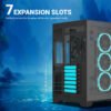 Ant Esports Crystal Mirror ATX Mid Tower Cabinet - Image 8