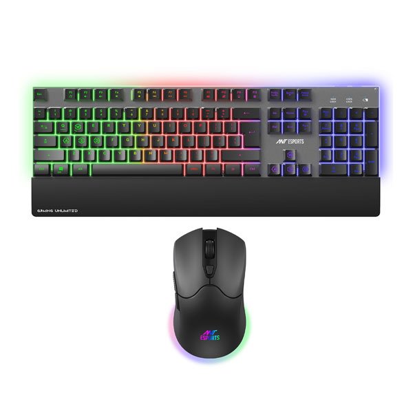 Ant Esports KM550PRO Wireless Keyboard & Mouse Combo – Black