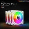 Ant Esports Sciflow 3x120mm ARGB White Case Fan Kit - Image 4