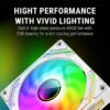 Ant Esports Sciflow 3x120mm ARGB White Case Fan Kit - Image 6