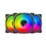 Ant Esports Spectraflow 3x120mm ARGB Black Cabinet Fan Kit