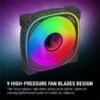 Ant Esports Spectraflow 3x120mm ARGB Black Cabinet Fan Kit - Image 4