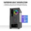Ant Esports Crystal Z3 ARGB ATX Mid Tower Cabinet - Image 4