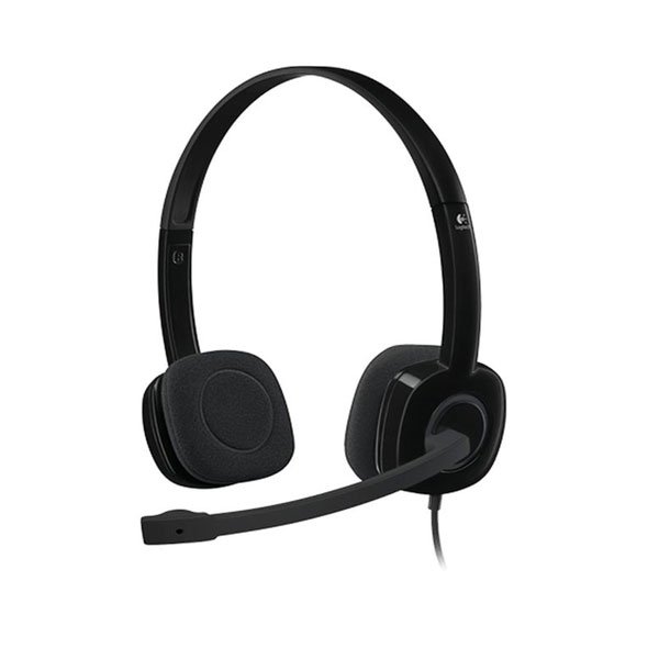 Logitech H151 Wired Headphones On Ear Headphones With Mic