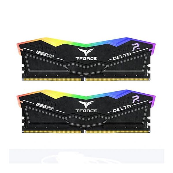 TEAMGROUP Delta RGB DDR5 Black 32GB (16GB x 2) 6000MHz RAM CL30 (FF3D532G6000HC30DC01)