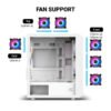 Ant Esports 205 Mini 6F ARGB White M-ATX Cabinet - Image 7