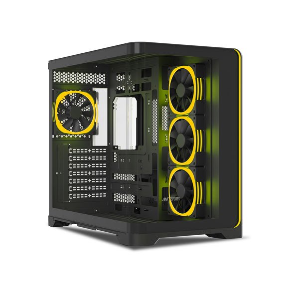 Ant Esports Crystal ARC ARGB Black ATX Mid Tower Cabinet