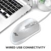 Ant Globe 10 USB Wired Optical Mouse with 1200 DPI - Image 4