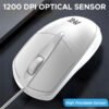 Ant Globe 10 USB Wired Optical Mouse with 1200 DPI - Image 8