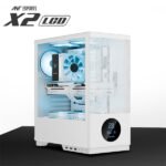 Ant Esports X2 LCD White ARGB ATX Mid Tower Cabinet