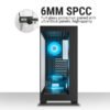 ANT Esports Crystal X7 ARGB ATX Mid Tower Black Cabinet - Image 11