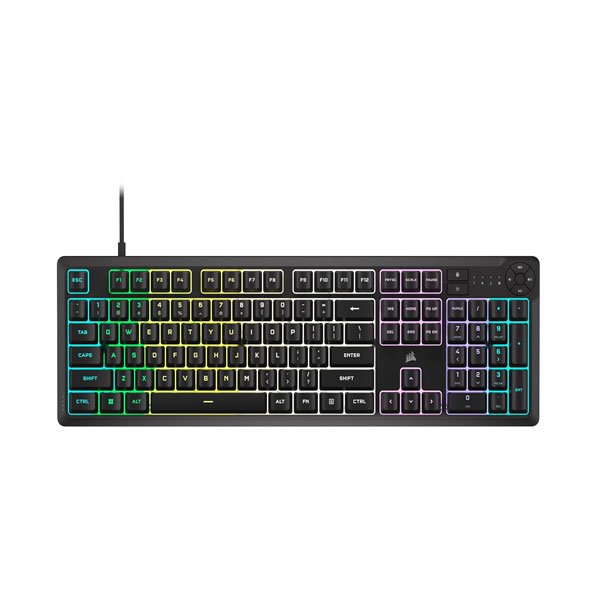 Corsair K55 With RGB Backlight Black Gaming Keyboard