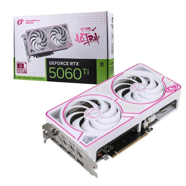 Colorful iGame RTX 5060TI Ultra White OC DUO 8GB-V Graphics card